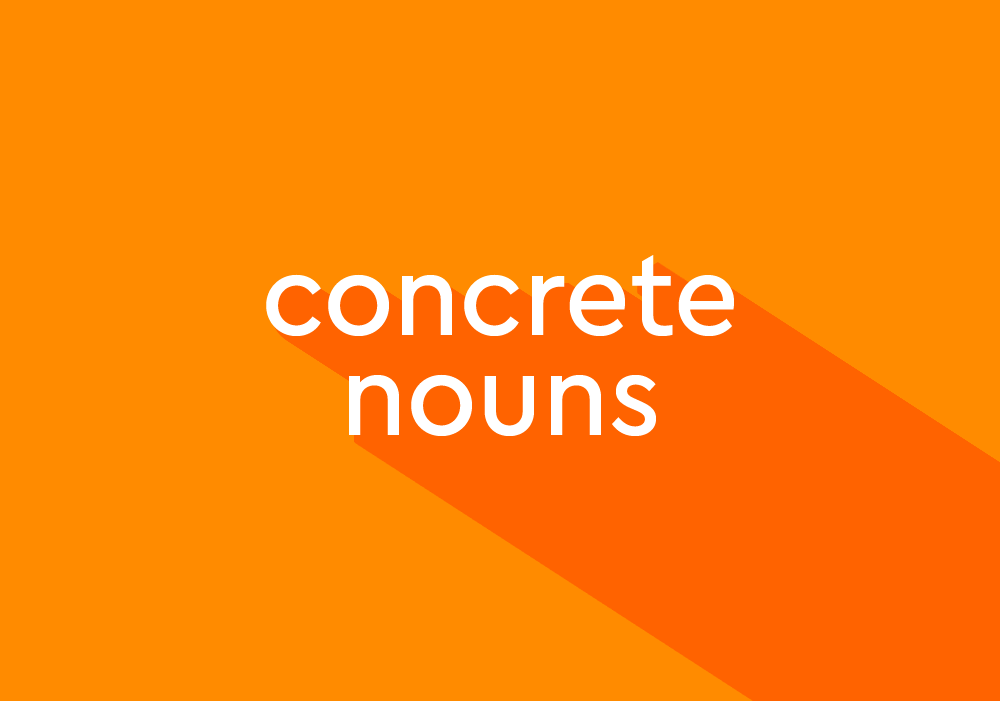 what are concrete words