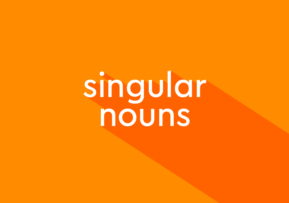 irregular forms of singular nouns