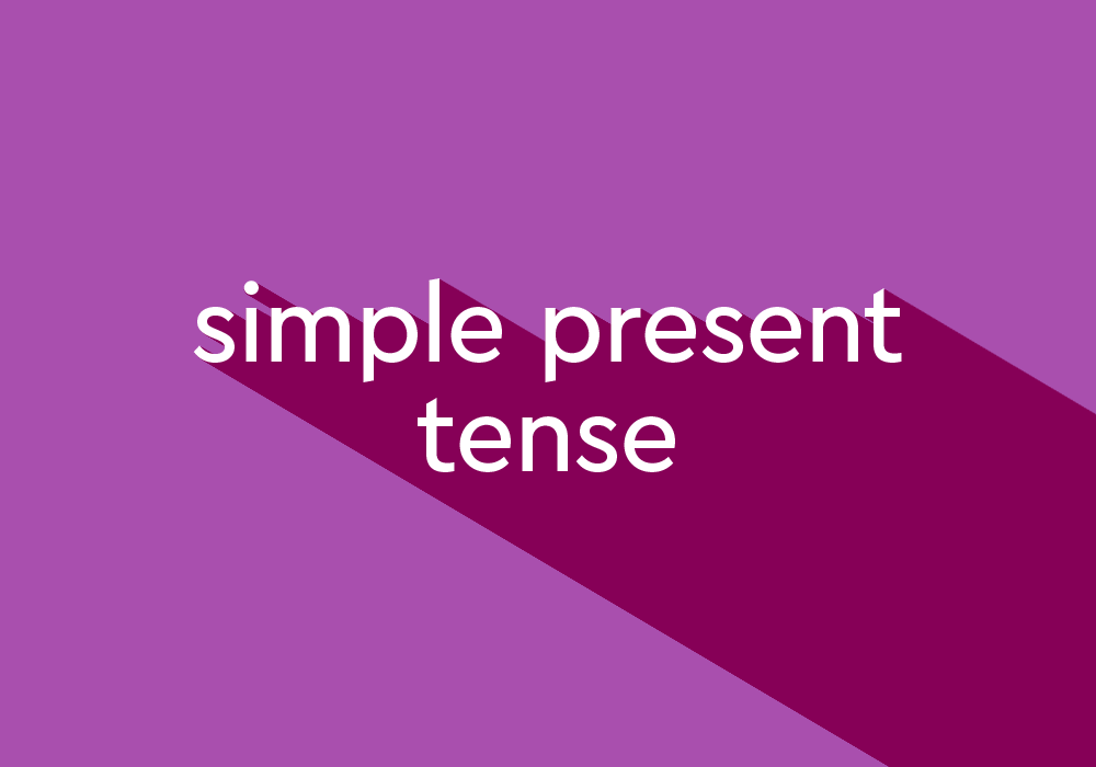 present tense words