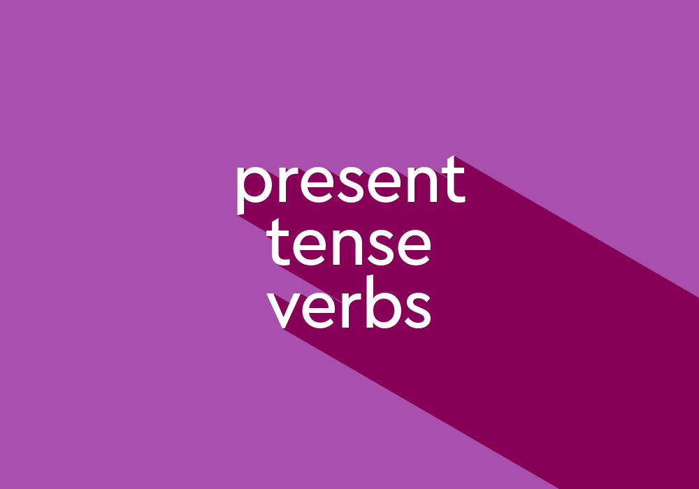 writing in present tense examples