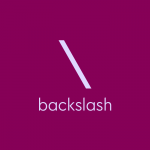 backslash character, with text: "backslash"