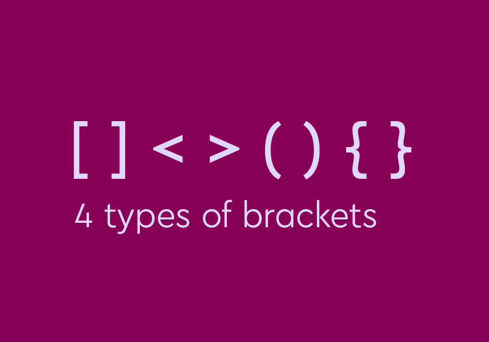 How To Use The 4 Types of Brackets | Dictionary.com