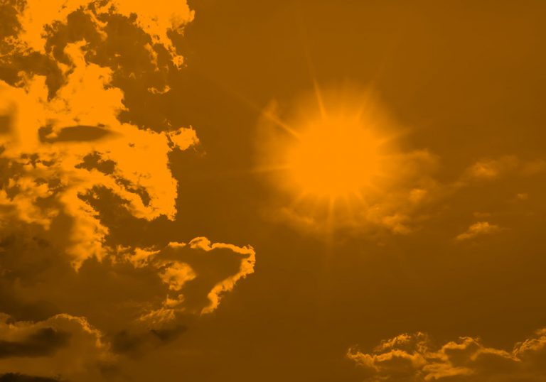 sunny sky with clouds