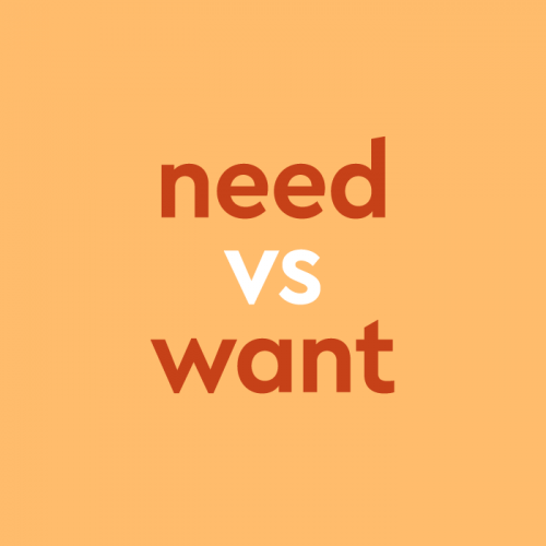 Need vs. Want: The Essential Differences