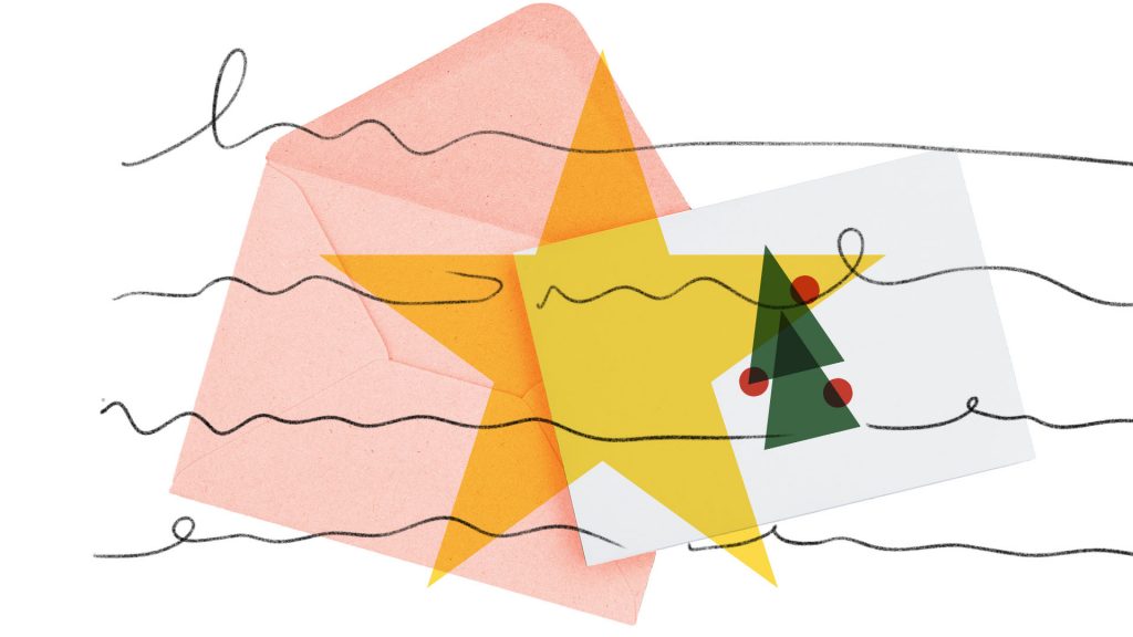 holiday card illustration