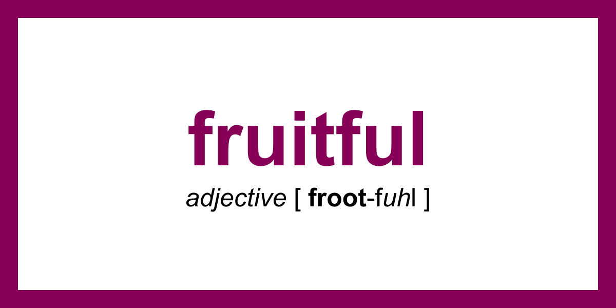 fruitful trip synonym