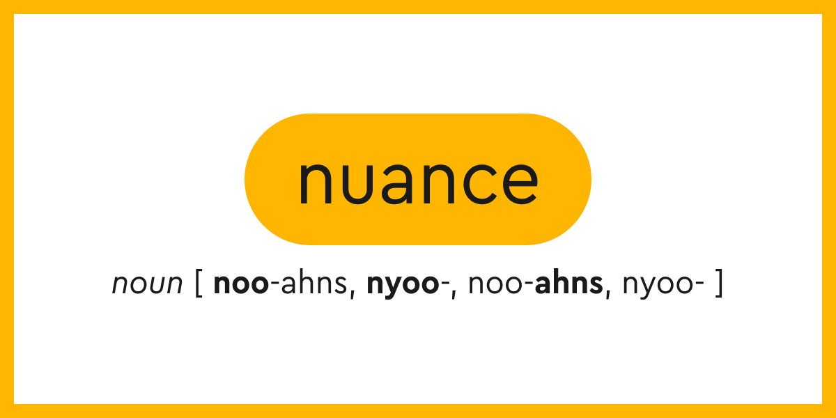 nuances thesaurus